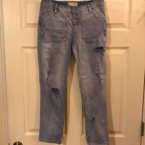 Free People Distressed Jeans